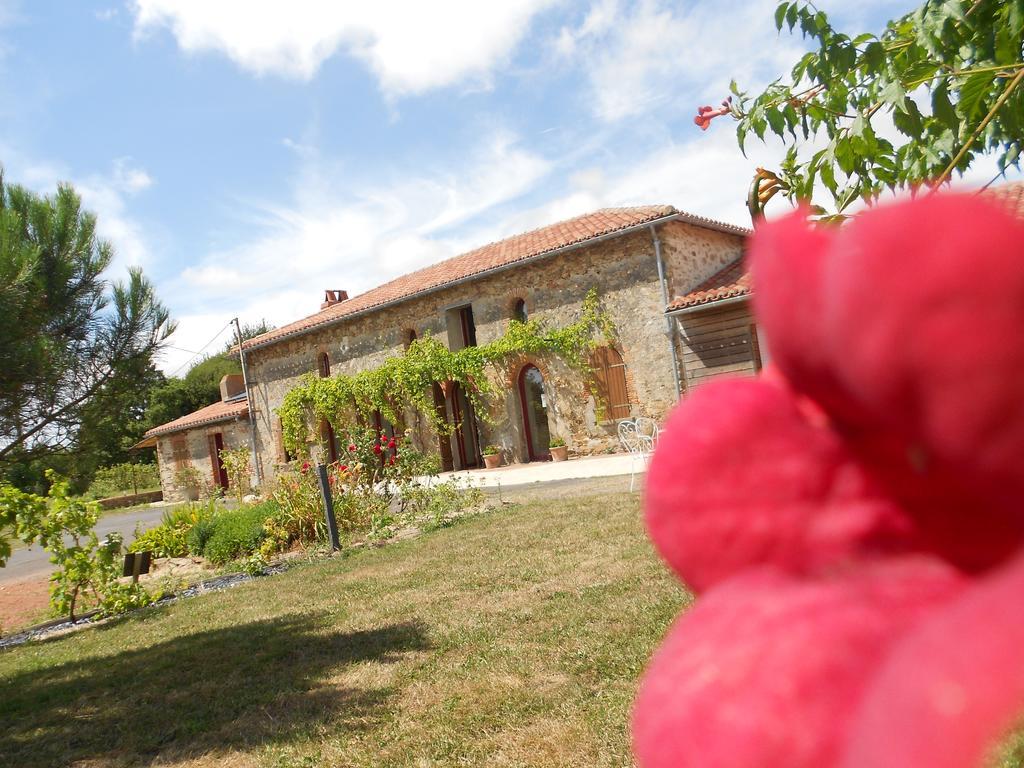 Chambres D'Hotes Le Chateau Rouge Saint-Germain-sur-Moine ภายนอก รูปภาพ